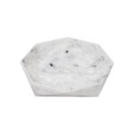 Maison Sucasa Soap Dispenser, Pump, Hand Soap, Dish Soap Dispenser, Kitchen, Bathroom, Refillable, Marble Design, Plastic, White