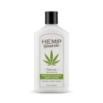 Hemp Heaven Body Lotion White Peach & Jasmine Scent - 12 oz - Moisturizing Body Lotion for Dry Skin with Natural Hemp Seed Oil and Nourishing Vitamins - Made in USA