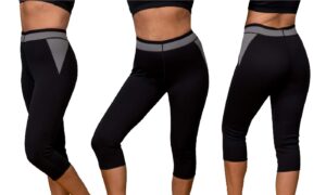 Slim & Trim Women's Capri Black Combo X-Large