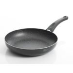 Gibson Home Oster Luneta Non Stick Aluminum Frying Pan with Bakelite Handle, 9.5-inch Length, Black, Kitchen Cooking Accessories