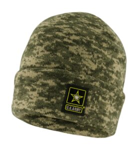 U.S. Army Men's Digital Camouflage Beanie, Olive